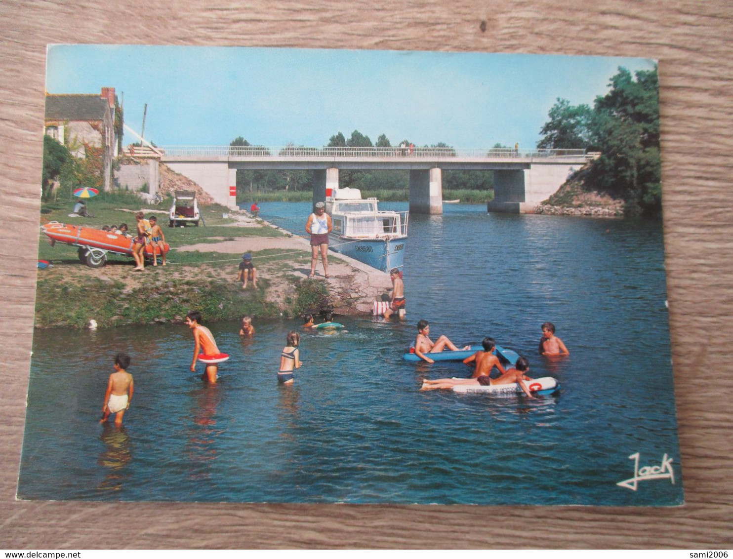 44 GUENROUET LES RIVES DU CANAL DE NANTES A BREST PONT BAIGNEURS ENFANTS - Guenrouet