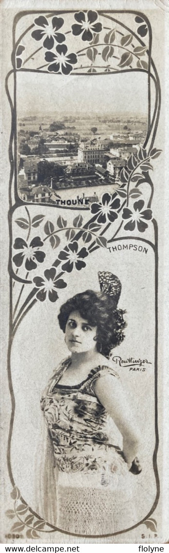 THOMPSON - Cpa Format à L’italienne - Thoune , Suisse Switzerland - Photo REUTLINGER - Künstler