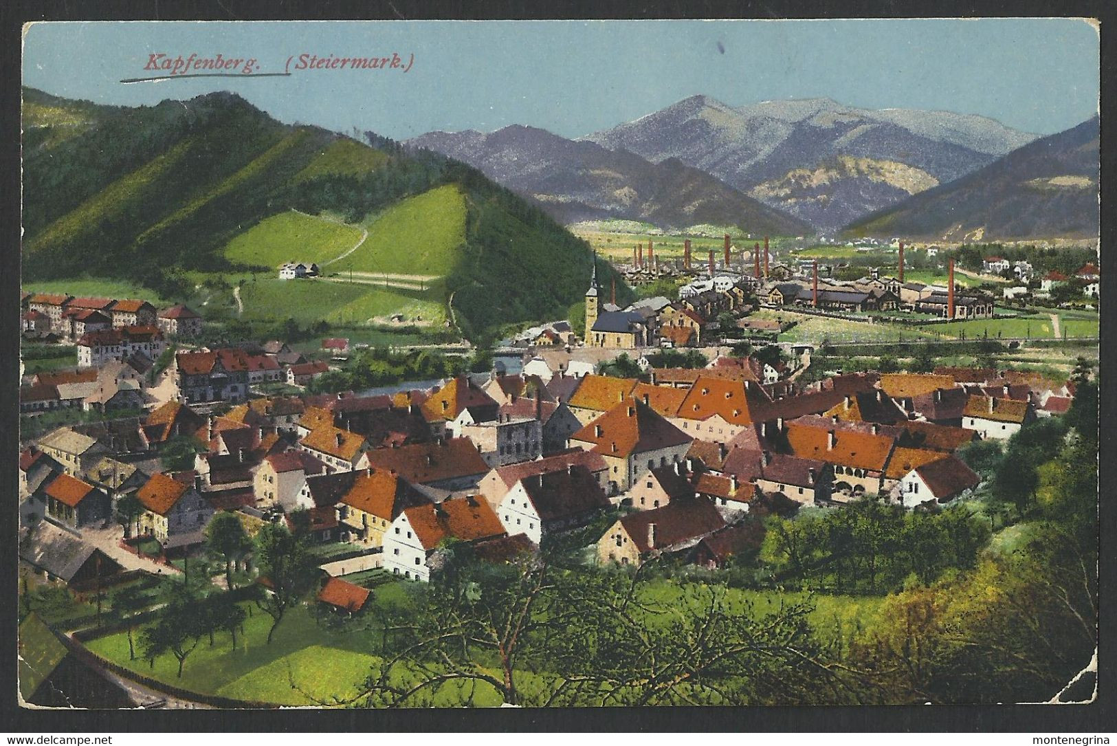 KAPFENBERG - (Steiermark) - Panorama - 1918 Old Postcard (see Sales Conditions) 06127 - Kapfenberg
