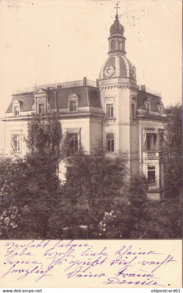 Seltene  ALTE  AK   WIESBADEN  / Hessen  - Villa Anna / Inst. St. Maria Der Engl. Fräulein - 1913 Gelaufen - Wiesbaden