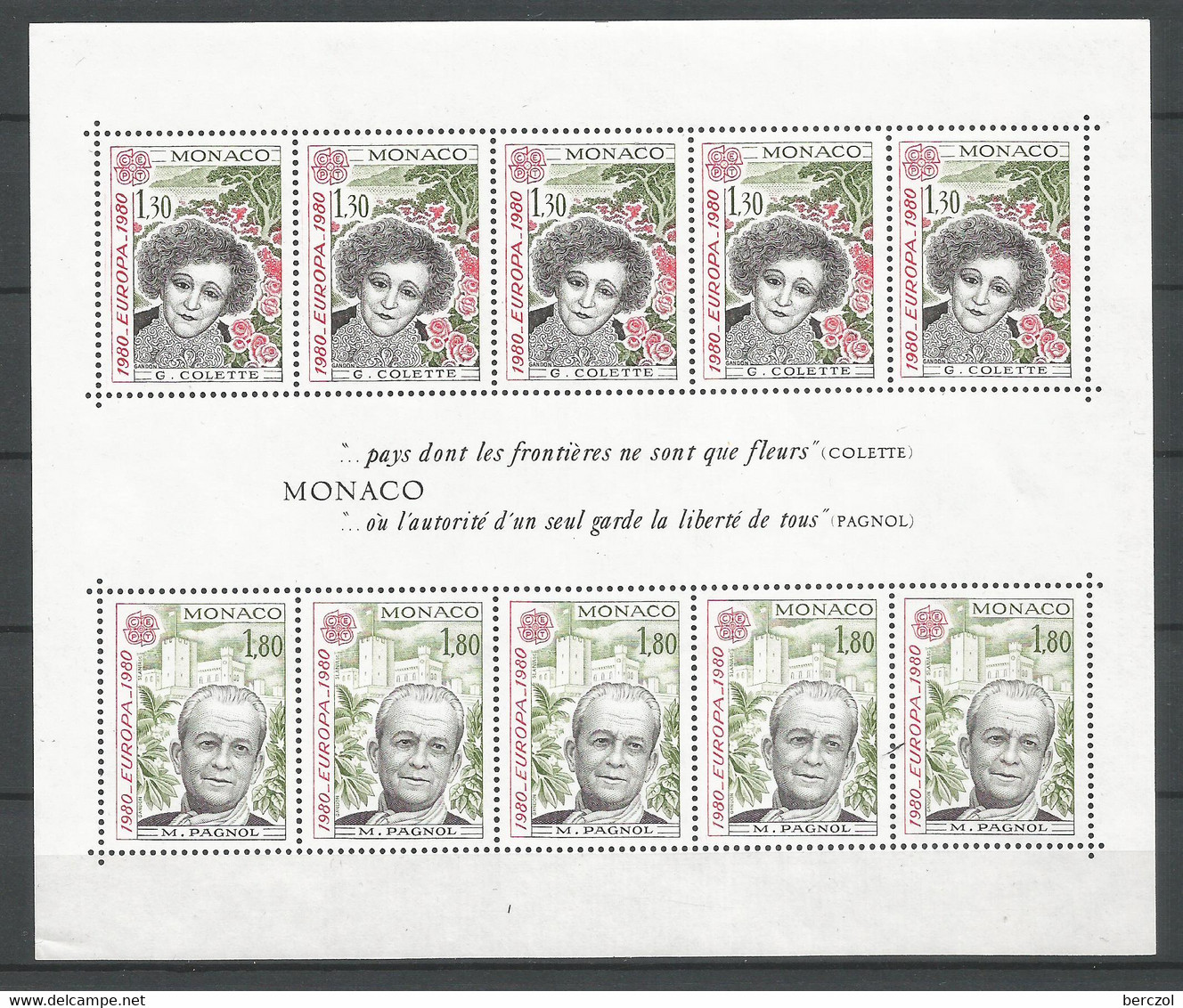 MONACO ANNEE 1980 BF N°18 NEUF** NMH TB COTE 15.00 € - Nuevos