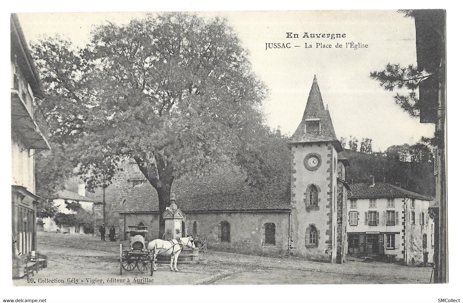 15 Jussac, Place De L'église (A1p41) - Jussac