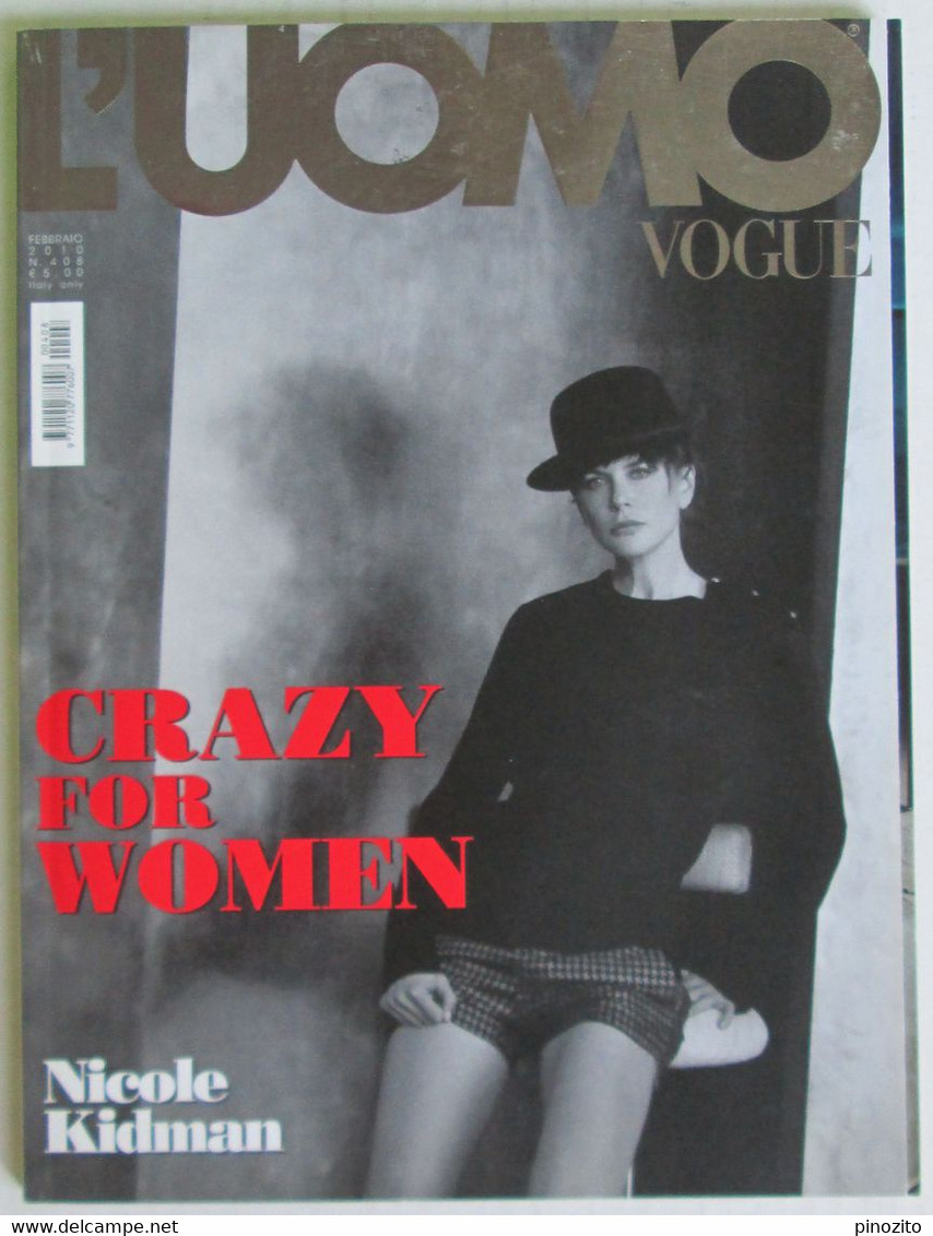 L’UOMO VOGUE 408 2010 Nicole Kidman Paz Vega Tyra Banks Tilda Swinton Rinko Kikuchi Ludivine Sagnier Lucy Liu - Moda