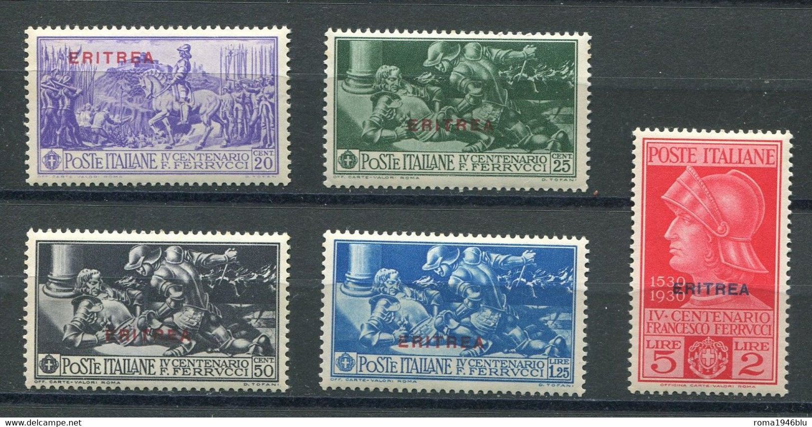 ERITREA 1930 FERRUCCI SERIE CPL. ** MNH - Eritrea