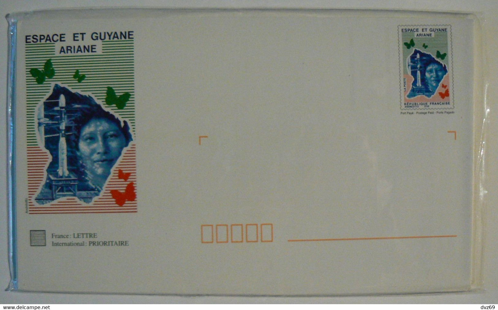 Guyane Espace Amazonie, 5 Enveloppes Pré-timbrées Illustrées + Cartes Assorties, Encore Sous Blister Ouvert, TB. - Collections & Lots: Stationery & PAP