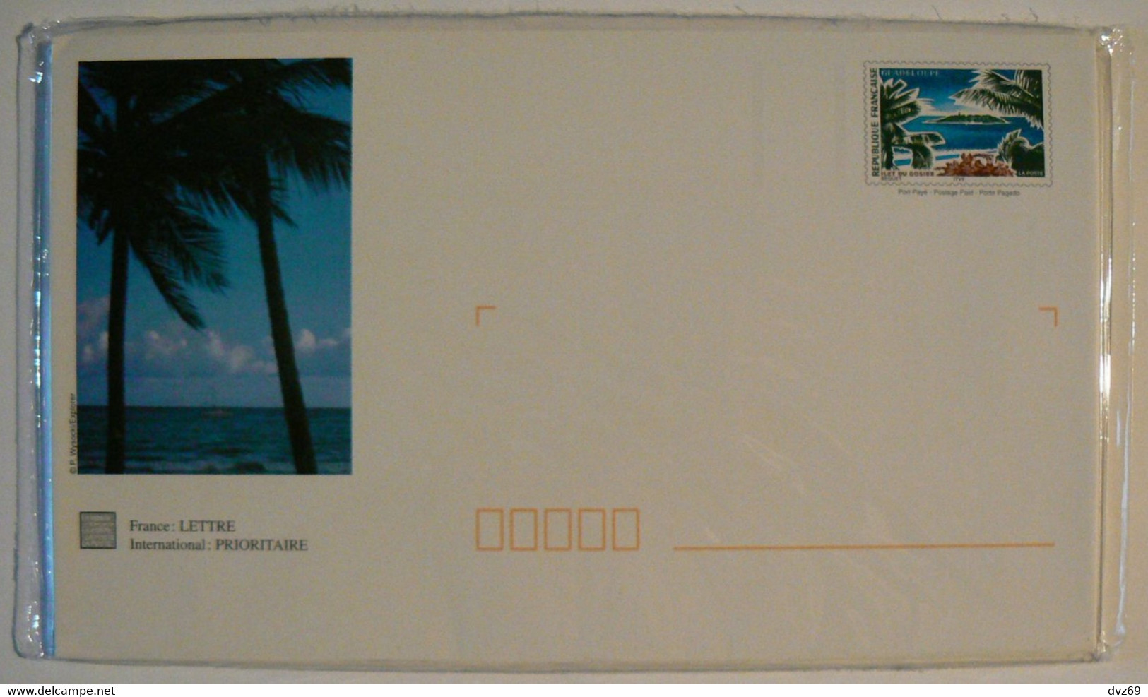 GUADELOUPE, 5 Enveloppes Pré-timbrées Illustrées + Cartes Assorties, Encore Sous Blister D'origine, TB. - Collections & Lots: Stationery & PAP