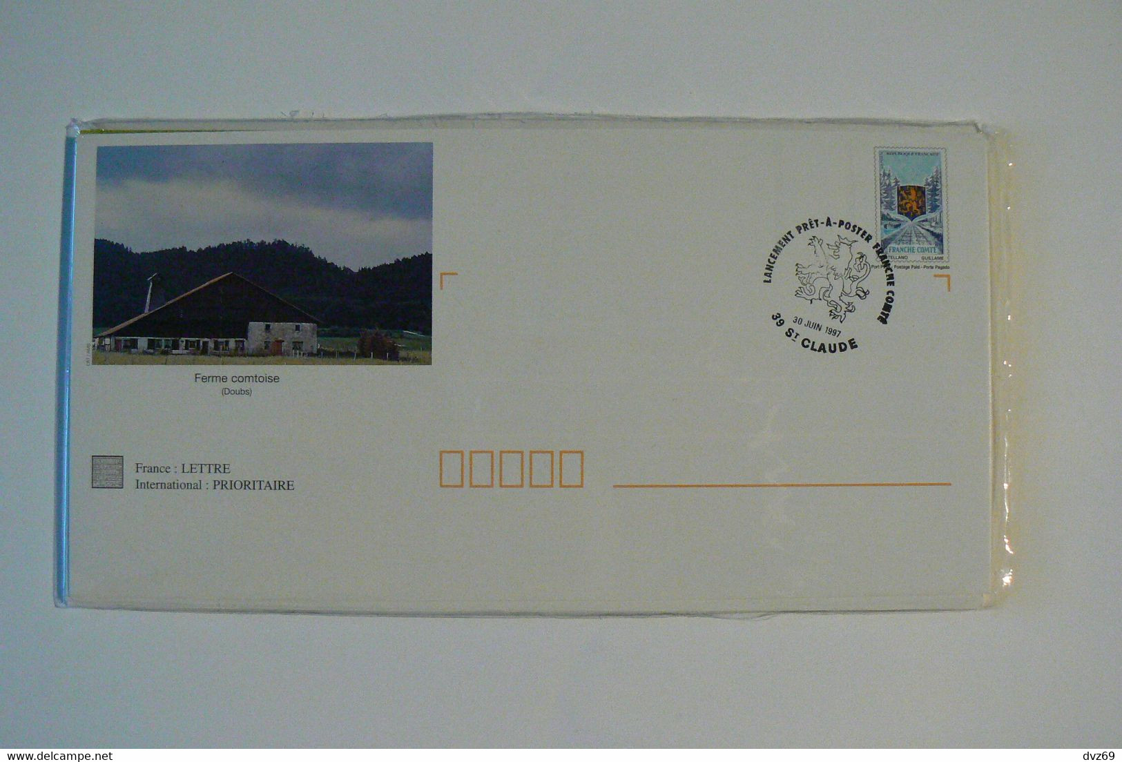 FRANCHE-COMTE, 5 Enveloppes Pré-timbrées Illustrées + Cartes Assorties, Oblitération 1er Jour 30 Juin 1997,, TB. - Verzamelingen En Reeksen: PAP