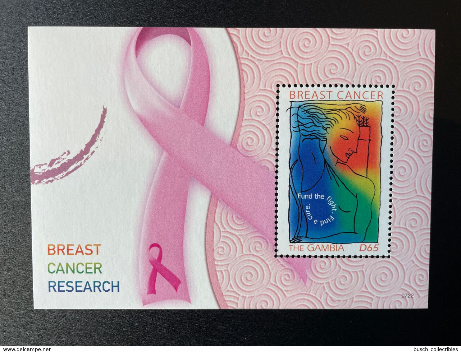 Gambie Gambia 2007 Mi. Bl. 765 Breast Cancer Research Brustkrebs Sein Maladie Joint Issue Emission Commune - Gambie (1965-...)