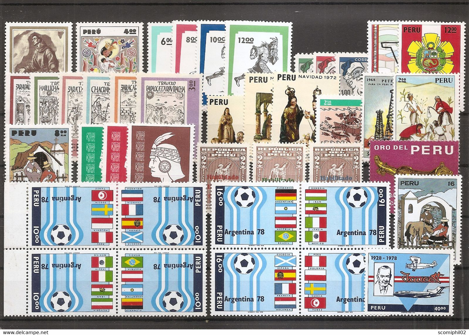 Pérou   ( Lot De Timbres Divers Différents XXX -MNH) - Pérou