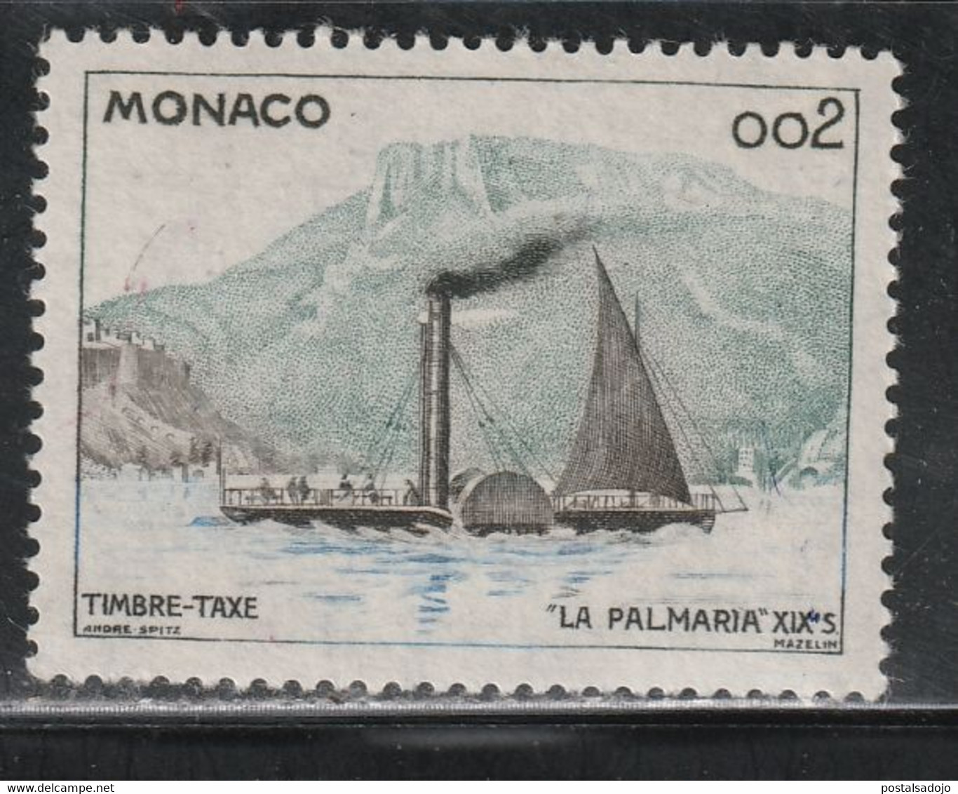 MONACO 192 // YVERT 57 (TAXE) // 1960 - Steuermarken