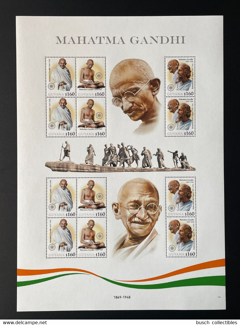 Guyana 2022 Sheet Planche Bogen Mohandas Mahatma Gandhi India Inde Indien - Mahatma Gandhi