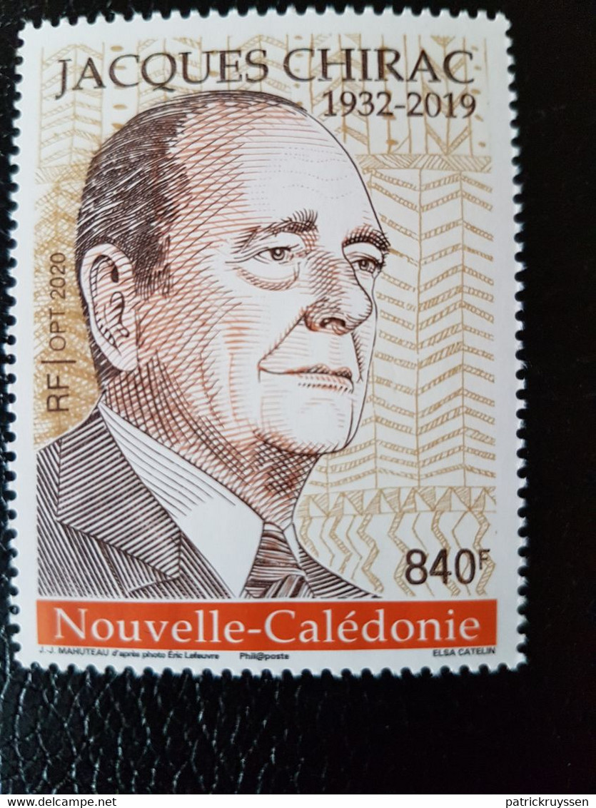 Caledonia 2020 Caledonie Jasques CHIRAC 1932 2019 French President 1v Mnh - Unused Stamps