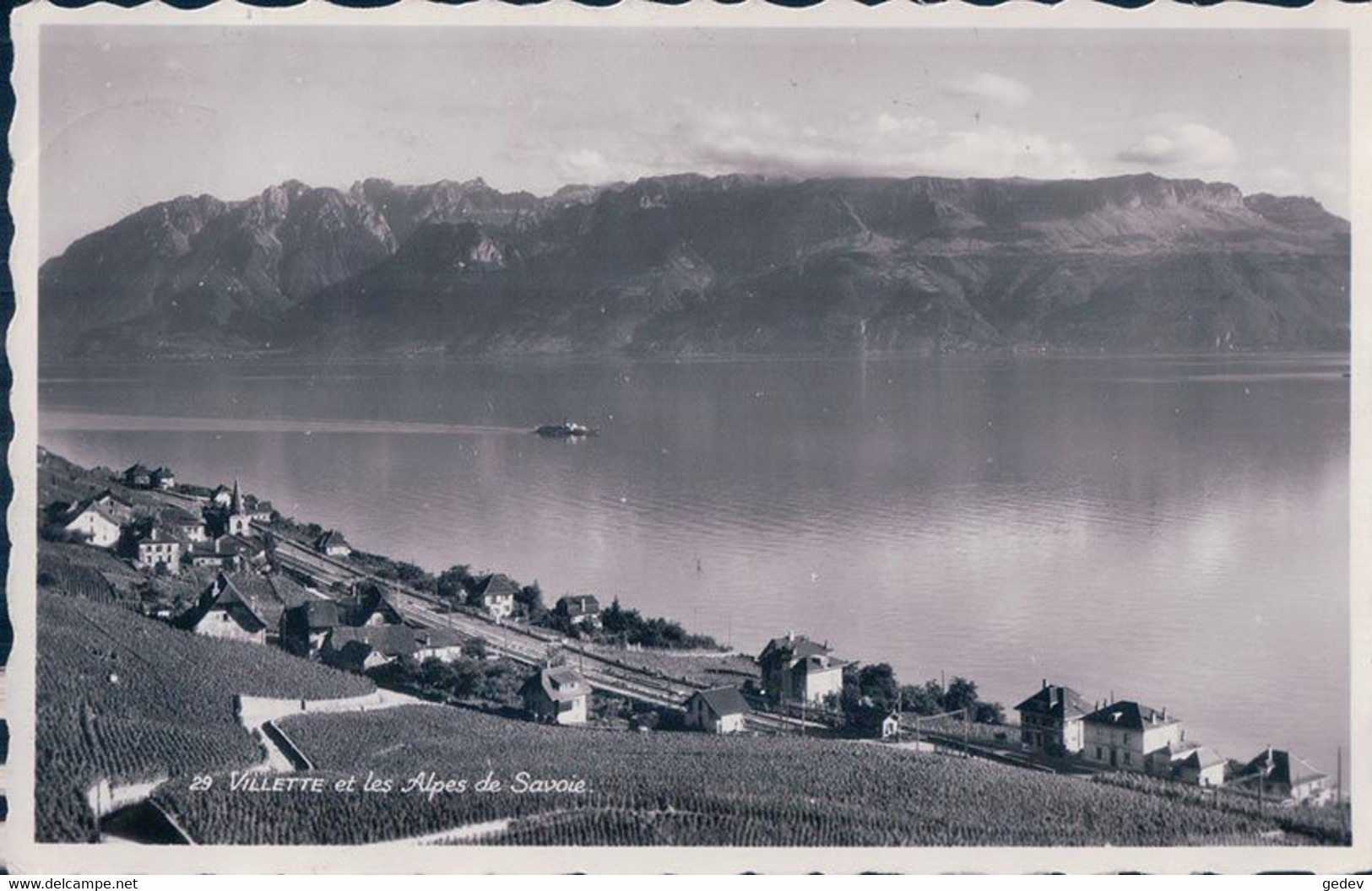 Lavaux VD, Villette, Vignes Et Léman, Carte Postée En Exprès (29) - Villette