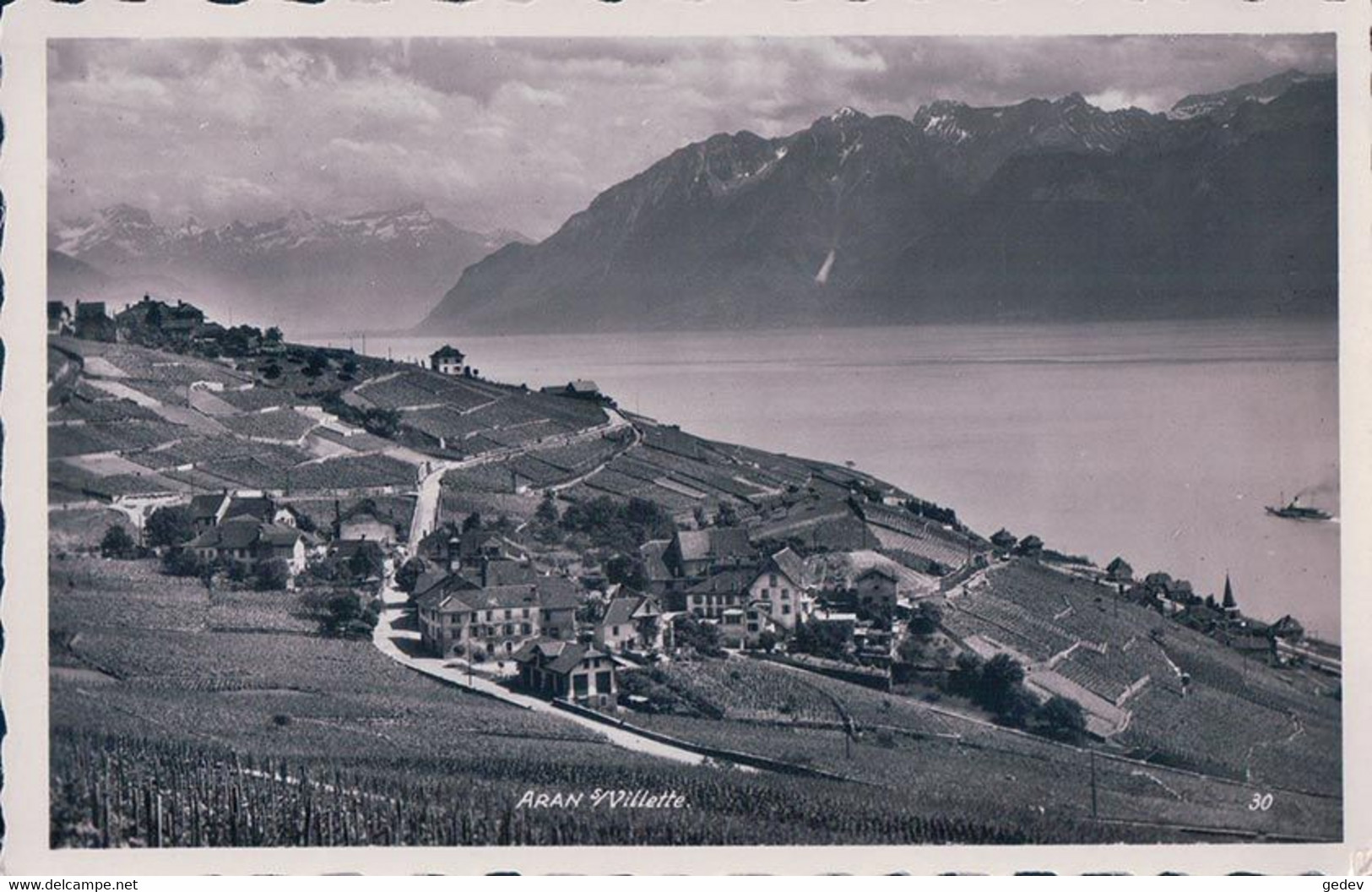 Lavaux VD, Aran Sur Villette, Vignes Et Léman (30) - Villette