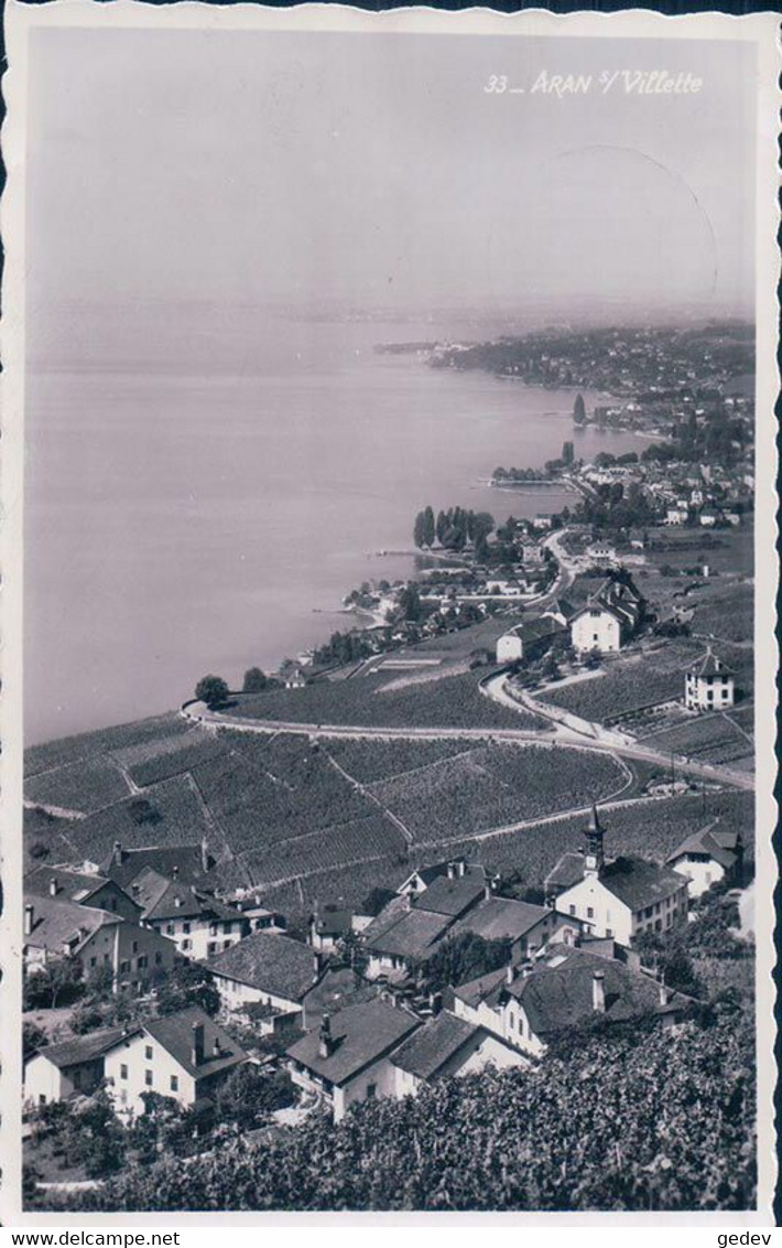 Lavaux VD, Aran Sur Villette, Vignes Et Léman (33) - Villette