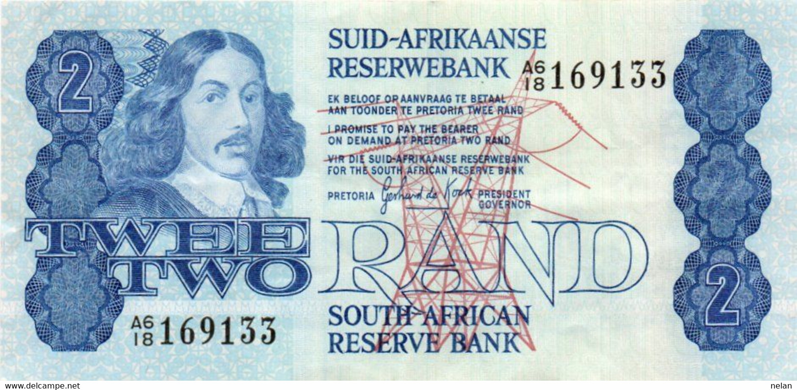 SOUTH AFRICA 2 RAND 1981 P-118b  CIRC.xf - Afrique Du Sud