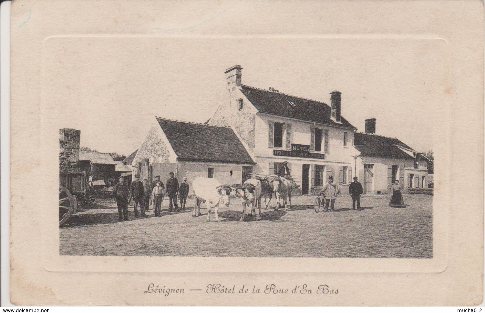 60 - LEVIGNEN - HOTEL DE LA RUE D'EN BAS - Otros & Sin Clasificación