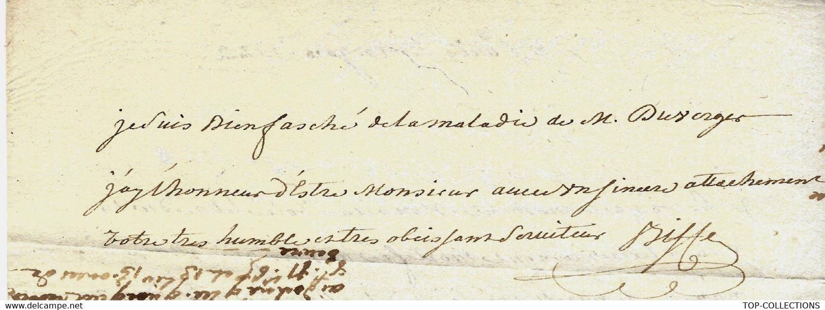 1742 De Paris INTERESSANTE LETTRE à Mr DE CHATEAUVIEUX DIRECTEUR DE LA BARONNIE Vitré EN BRETAGNE V. SCANS Et HISTORIQUE - Historische Documenten