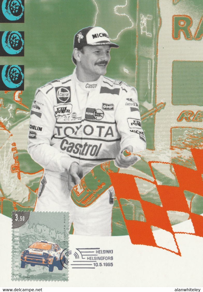 FINLAND 1995 FINLANDIA 95: Motorsport: Set Of 4 Maximum Cards CANCELLED - Tarjetas – Máximo