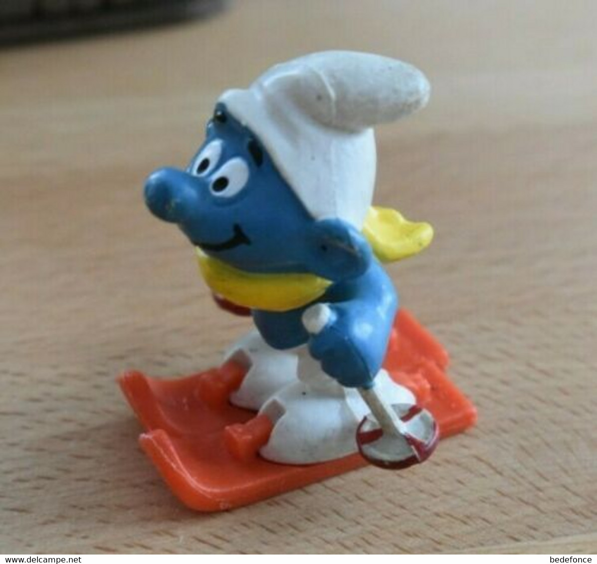 Schtroumpf, Smurf, Pitufo, Puffo, Schlumpf -skieur - N° 20091 - Figurines En Plastique