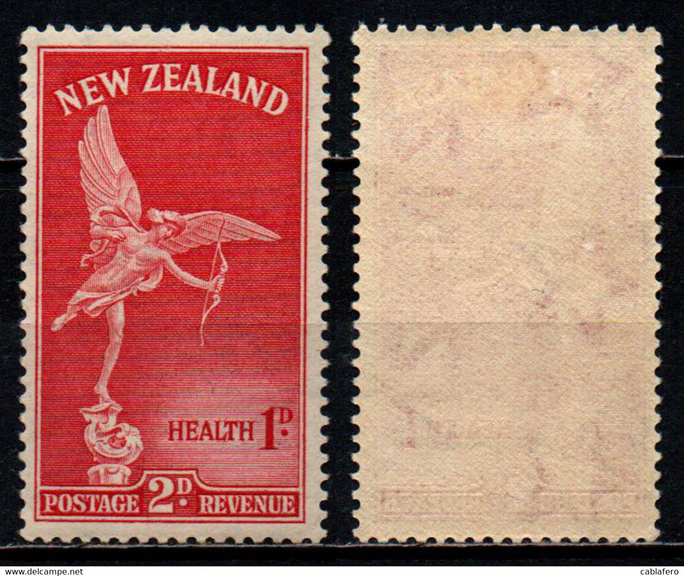 NUOVA ZELANDA - 1947 - Statue Of Eros,  London - MH - Unused Stamps