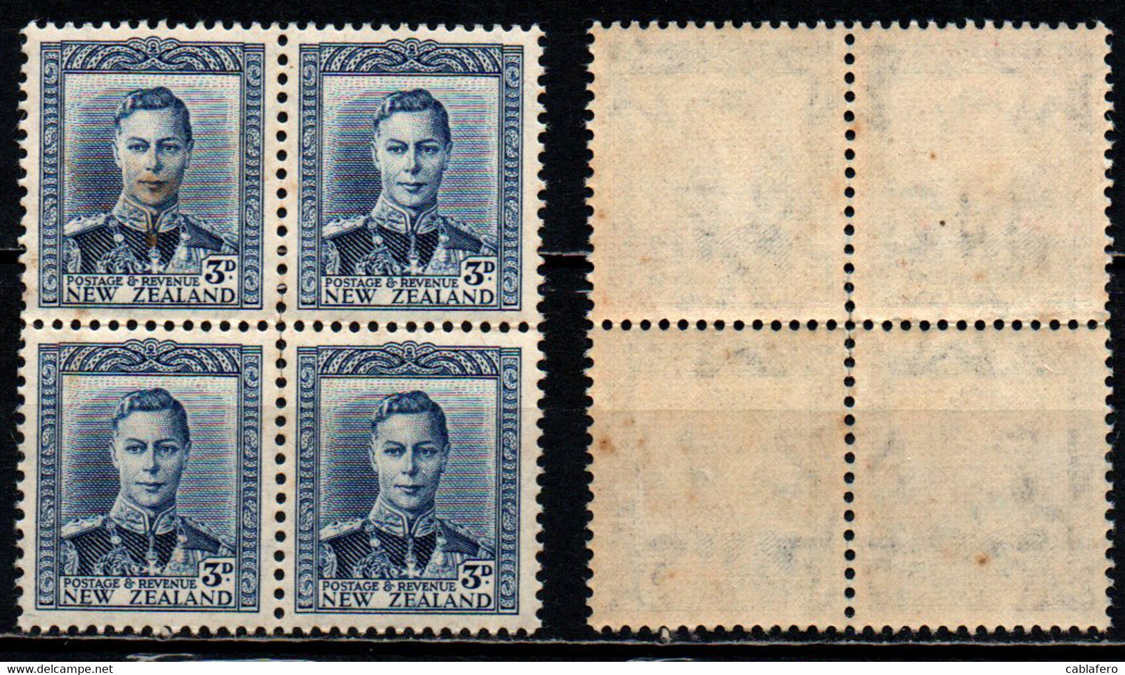 NUOVA ZELANDA - 1941 - King George VI - MH - Unused Stamps