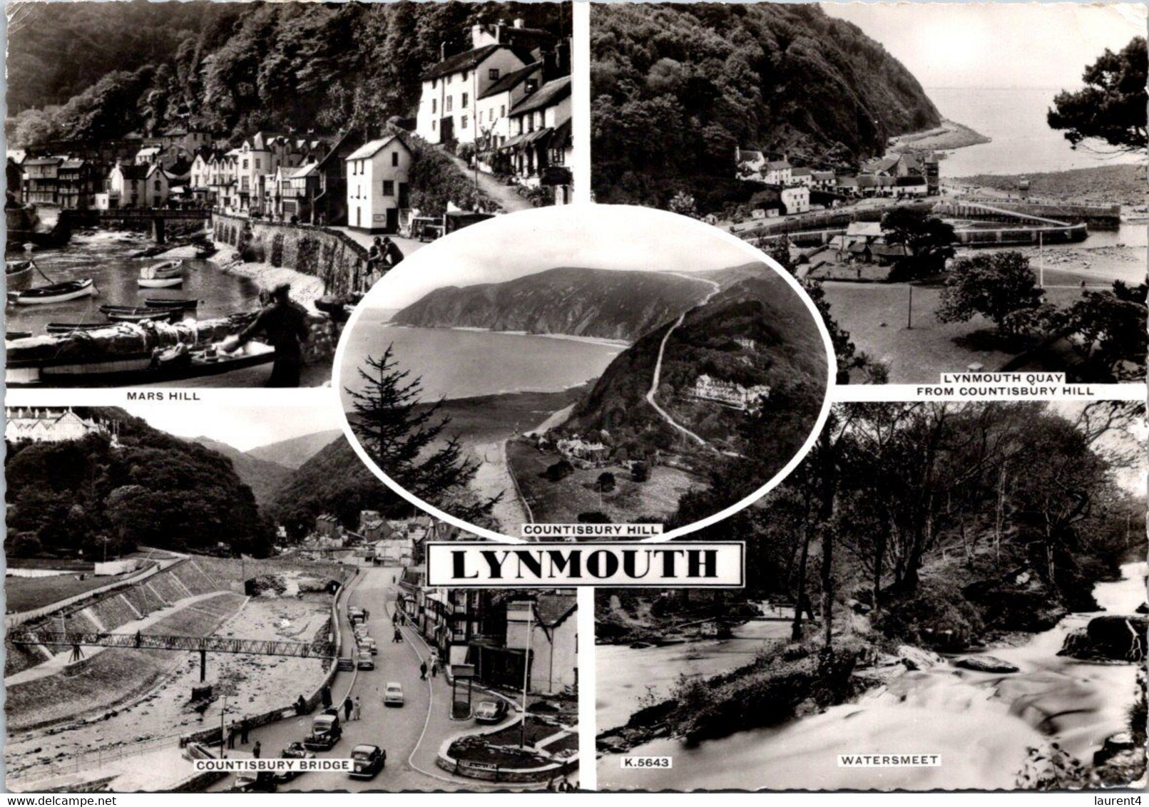 (3 H 26) UK (posted To Scotland 1961) Lynmouth - Lynmouth & Lynton