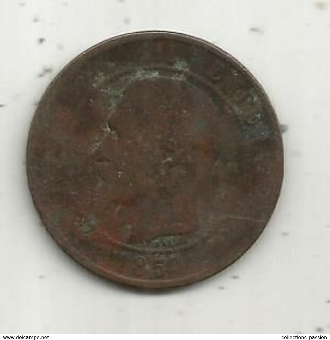 Monnaie , F Rance ,10 Centimes 1854 BB , 2 Scans - Otros & Sin Clasificación