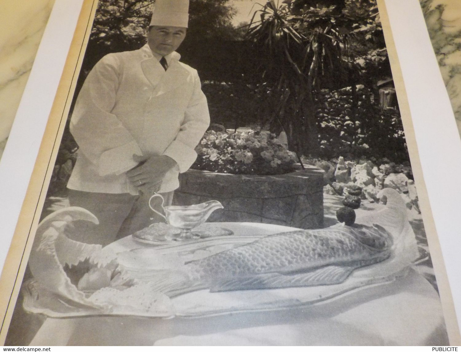 PHOTO RESTAURANT L OASIS CHEF LOUIS OUTHIER 1970 - Non Classés