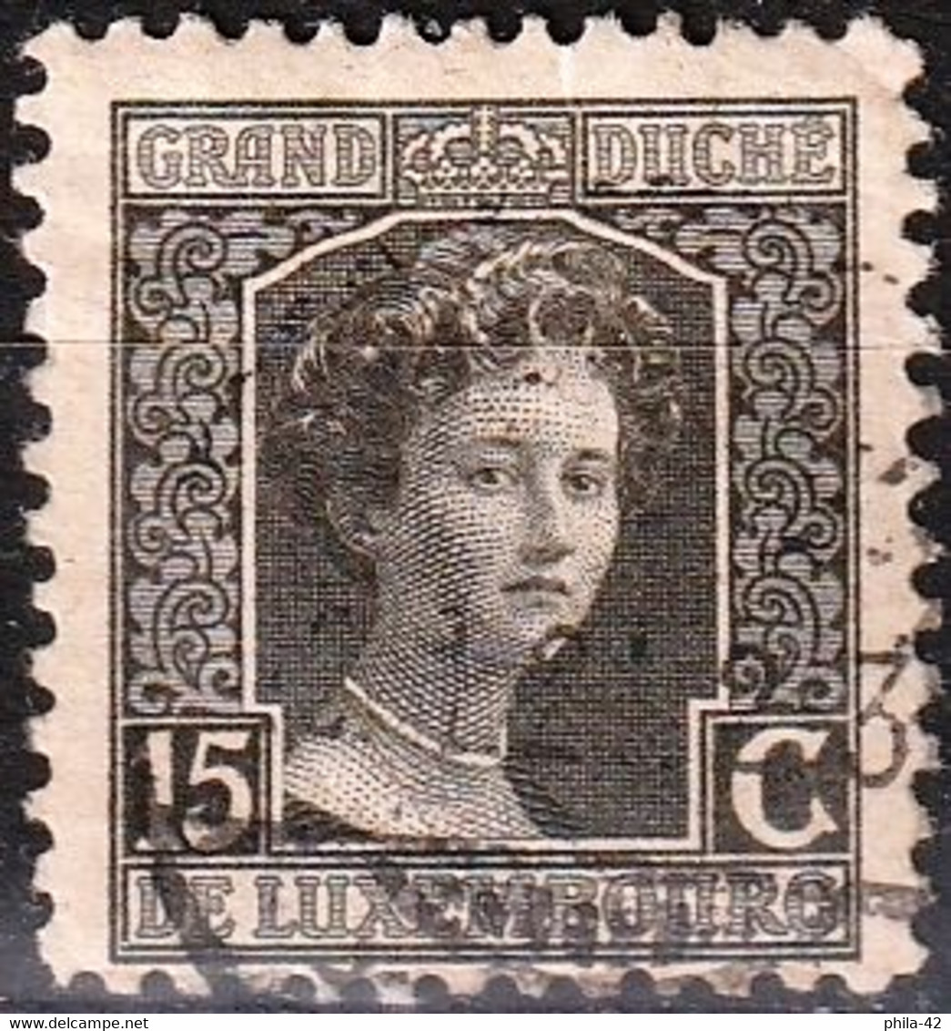 Luxembourg 1914 - Mi 94 - YT 97 ( Grand Duchess Marie Adelaide ) - 1914-24 Marie-Adelaide