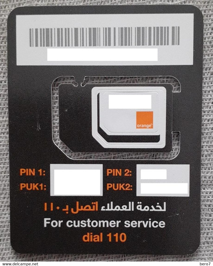 GSM Card Orange Hello (Small)  [With SIM] Egypt (Egypte) (Egitto) (Ägypten) (Egipto) (Egypten) - Egypt