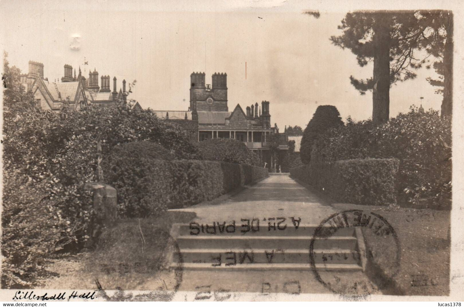 RARE PHOTOCARD / Lilleshall Hall - Shropshire