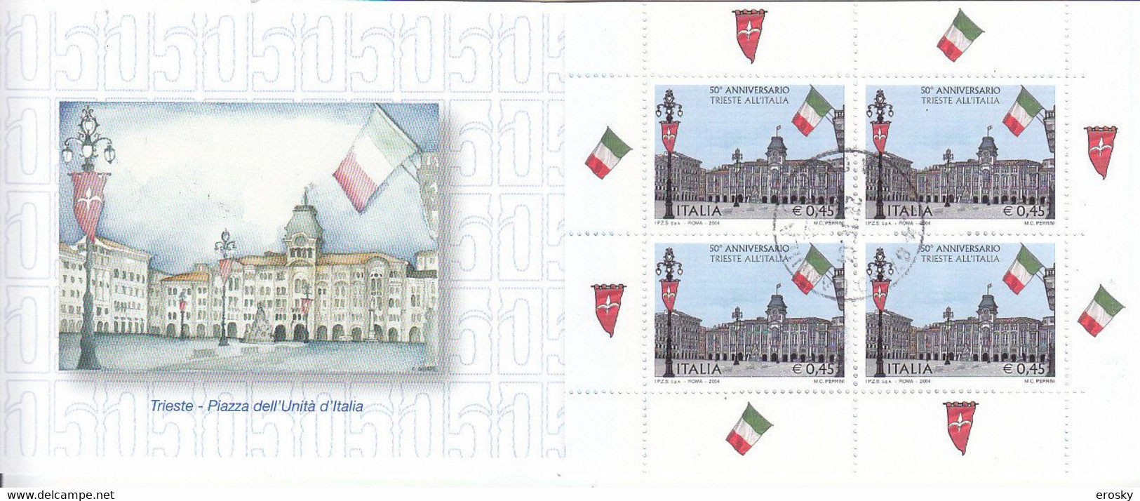 X0034 - ITALIA ITALIE CARNET Ss N°26  TRIESTE 2004 - Postzegelboekjes
