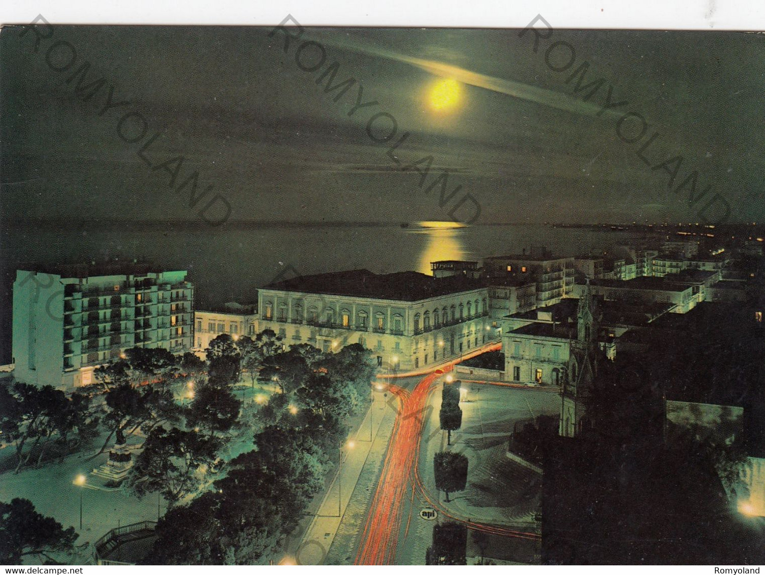 CARTOLINA  MOLFETTA,BARI,PUGLIA,VILLA COMUNALE,BELLA ITALIA,STORIA,MARE,SOLE,STATE,VACANZA,ESTATE,VIAGGIATTA 1969 - Molfetta