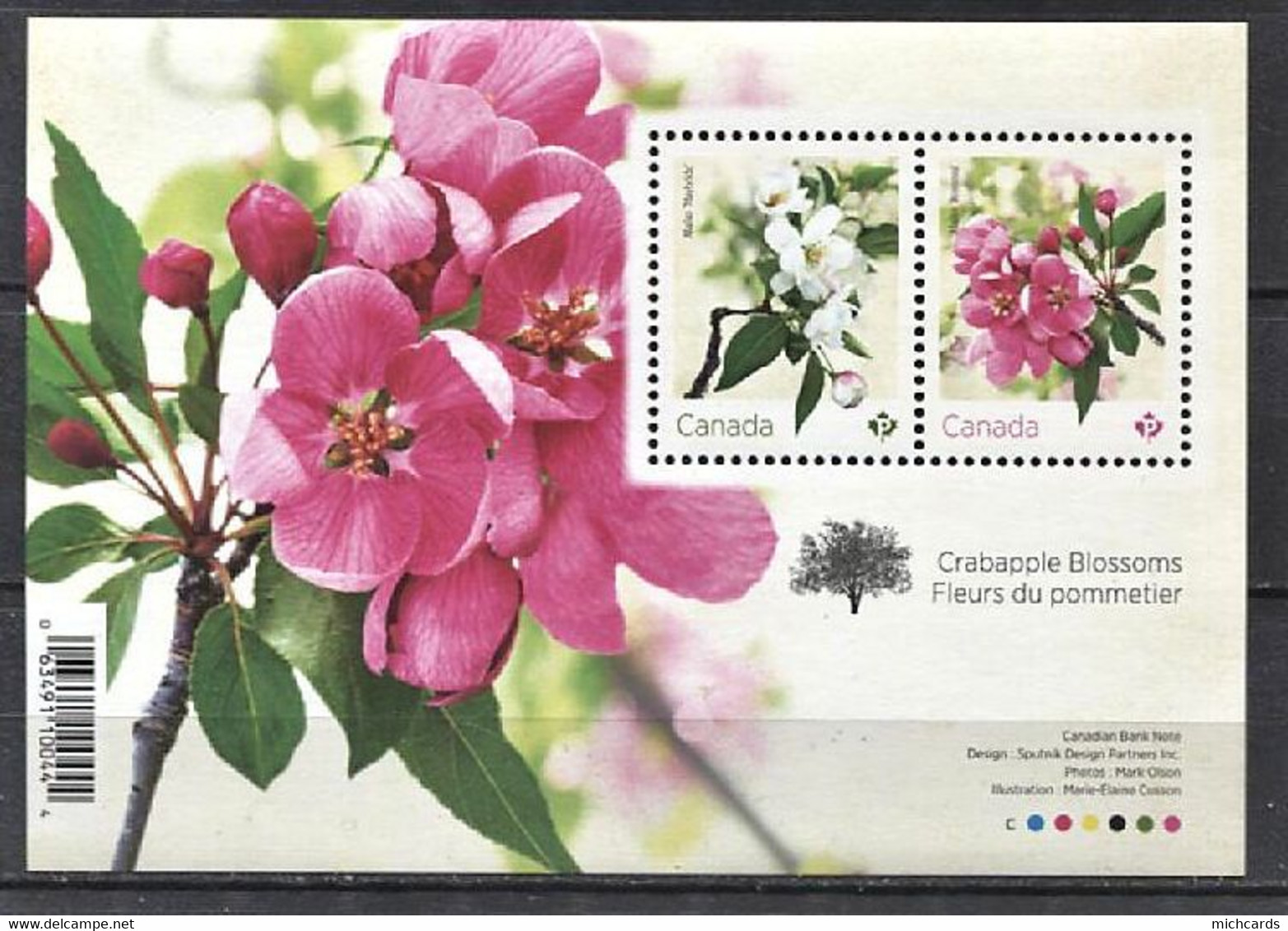 GER - CANADA 2021 - Y&T 3748/49 - Fleur Du Pommetier - Neuf ** (MNH) Sans Charniere - Unused Stamps