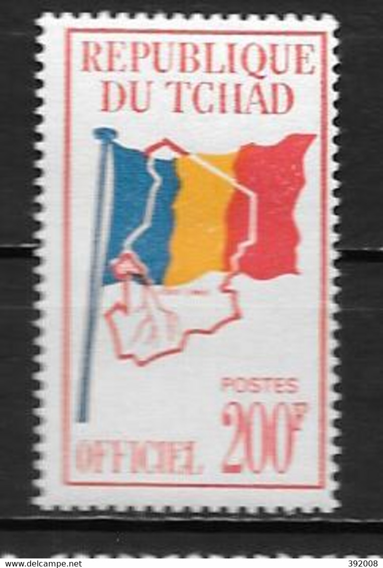 SERVICE - 1966 - N° 10 **MNH - Drapeau - Tsjaad (1960-...)