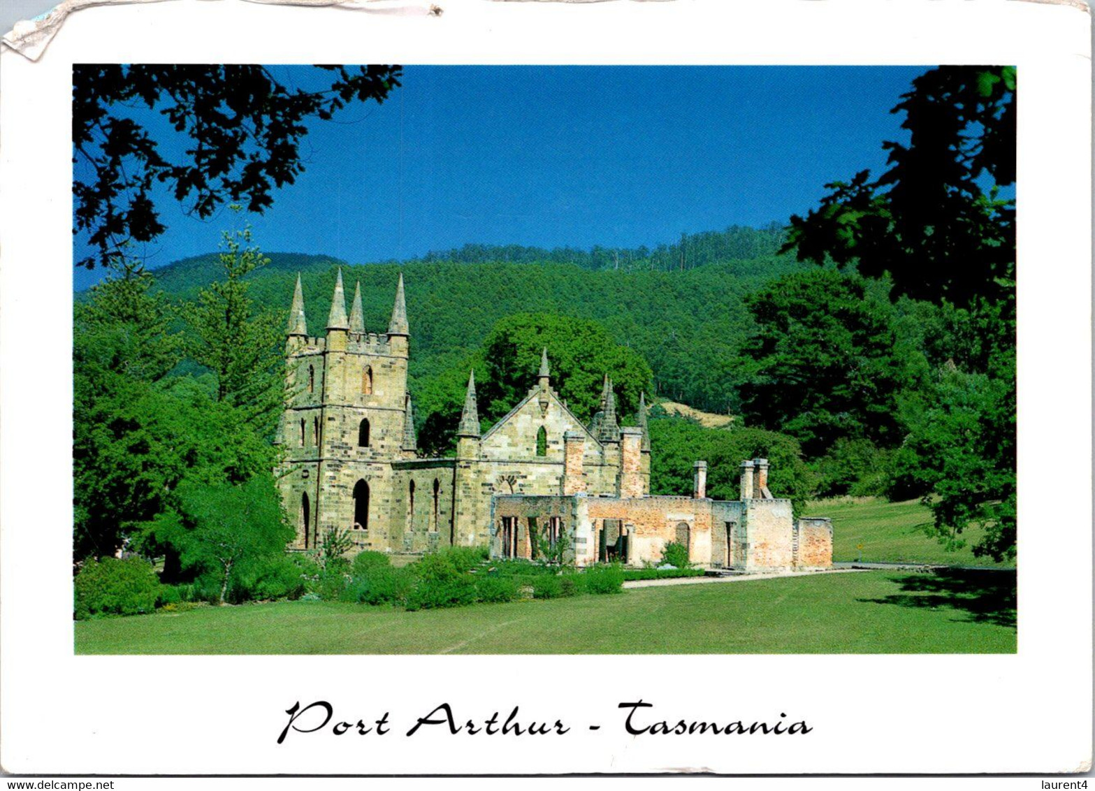 (3 H 27) Australia - TAS - Port Arthur (with Bird Stamp) Posted 2000 - Port Arthur