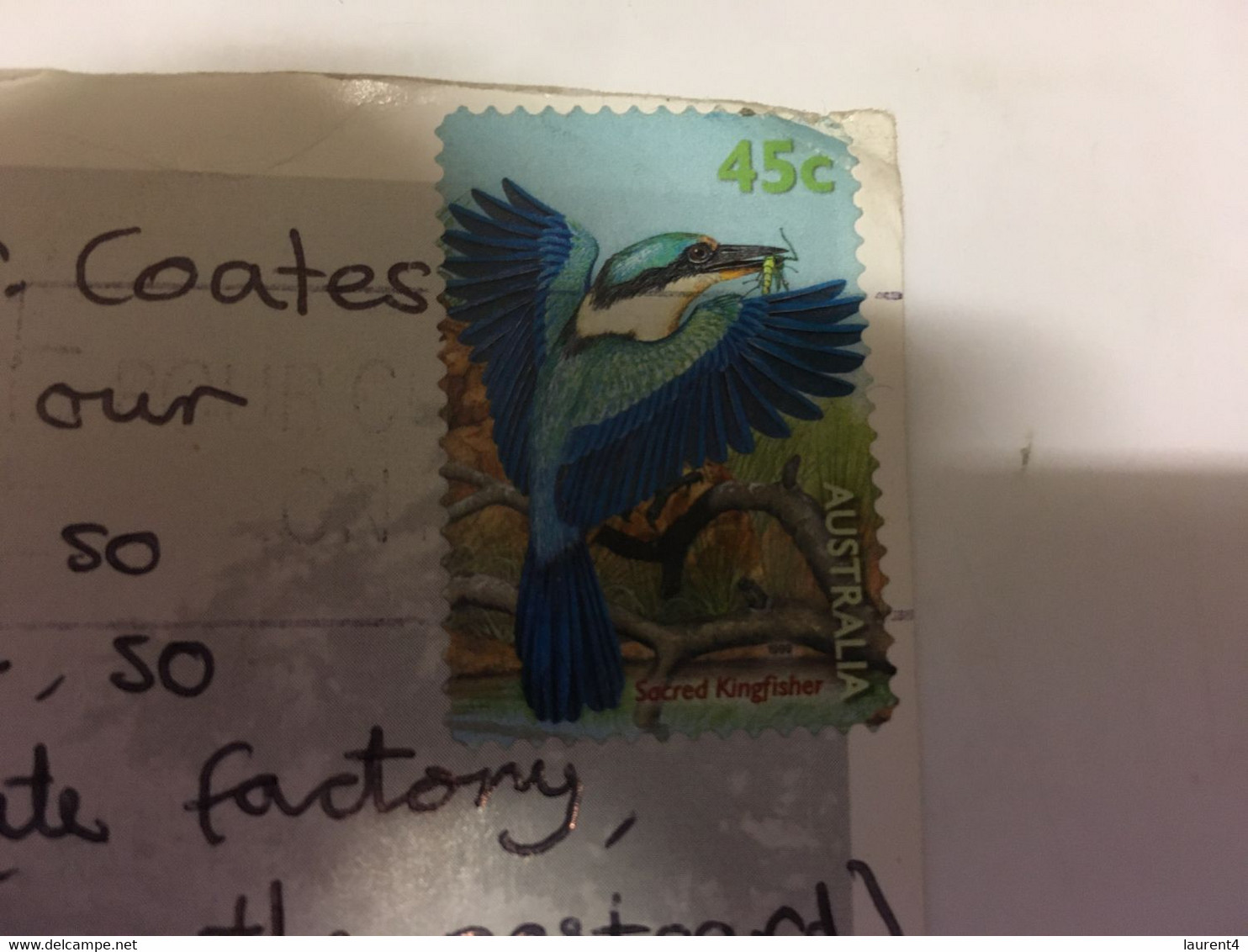 (3 H 27) Australia - TAS - Port Arthur (with Bird Stamp) Posted 2000 - Port Arthur