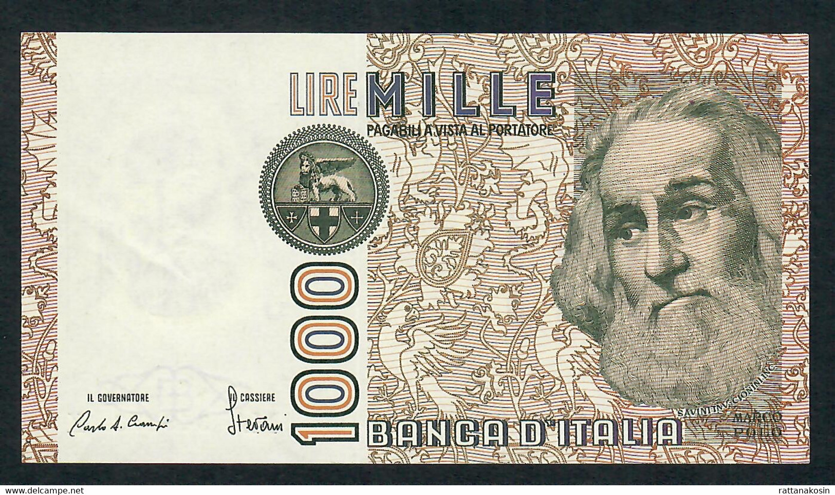 ITALY P109b 1000 LIRE 1982 #MA/K     AU-UNC. - 1000 Lire