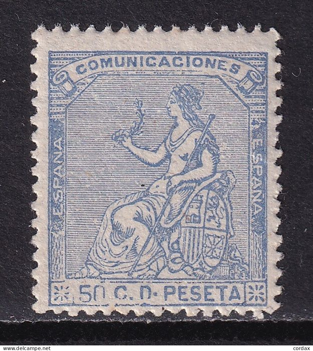 1873 I REPÚBLICA. ALEGORÍA ESPAÑA 50 CTS NUEVO**. BONITO - Unused Stamps