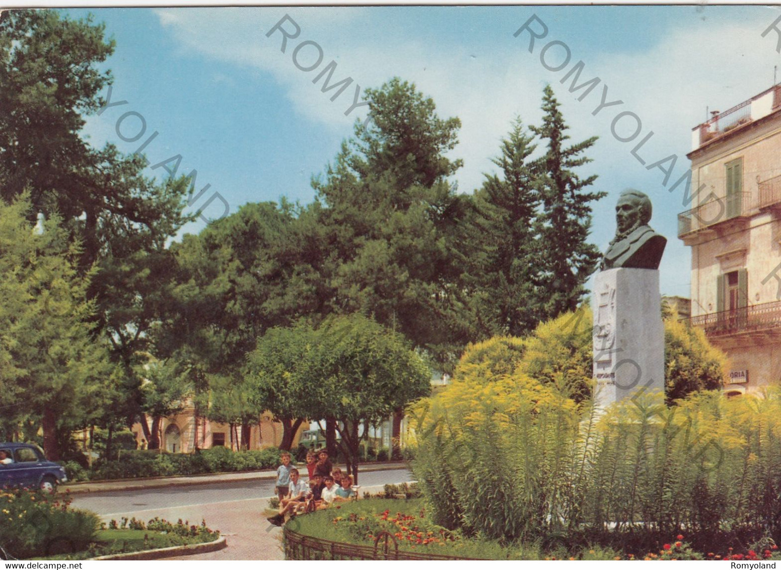 CARTOLINA  ALTAMURA,PUGLIA,PIAZZA MERCADANTE,BELLA ITALIA,MEMORIA,CULTURA,RELIGIONE,IMPERO ROMANO,VIAGGIATA 1967 - Altamura