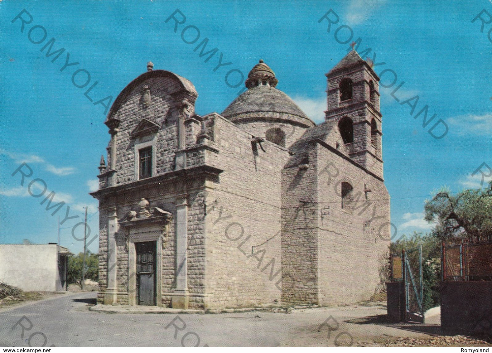 CARTOLINA  BITONTO,PUGLIA,CHIESA CROCIFISSO (sec.XIV)-IDEATORE CARLO ROSA,BELLA ITALIA,RELIGIONE,STORIA,VIAGGIATA 1976 - Bitonto