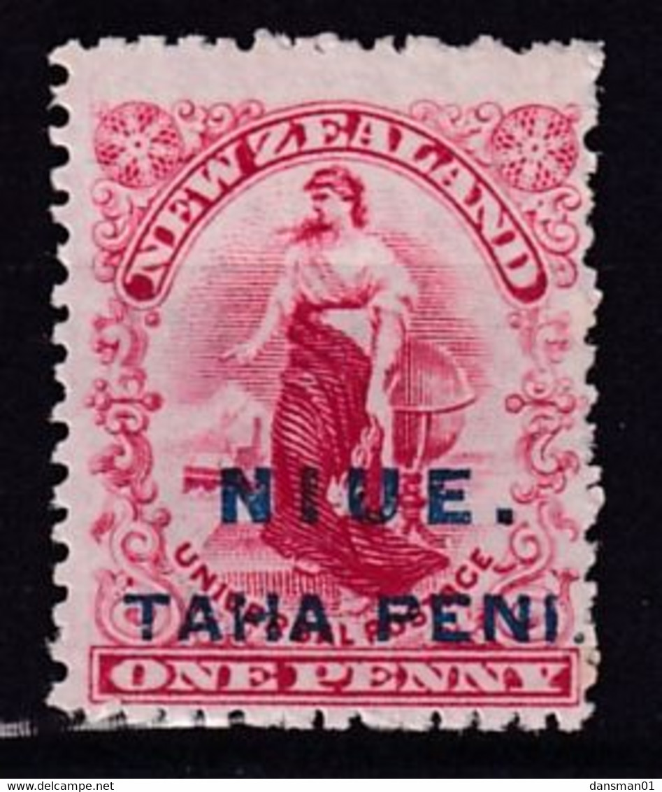 Niue 1902 Ovpt SG 9 Mint Hinged - Niue