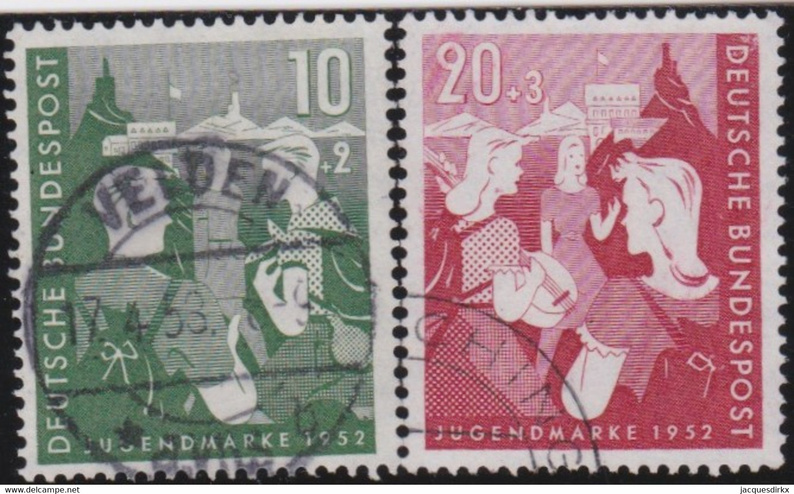 BRD      .  Michel   .   153/154      .    O       .   Gestempelt - Used Stamps