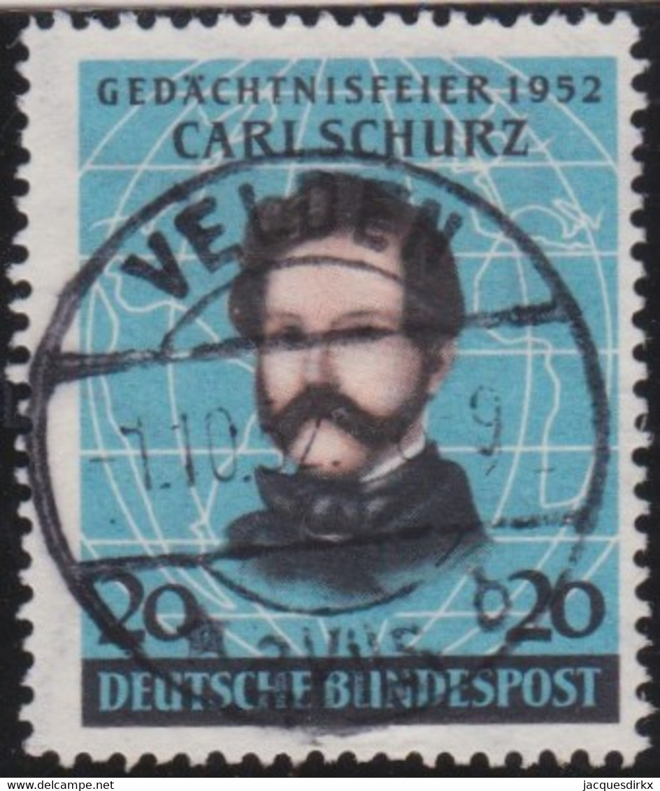 BRD      .  Michel   .   161     .    O       .   Gestempelt - Used Stamps