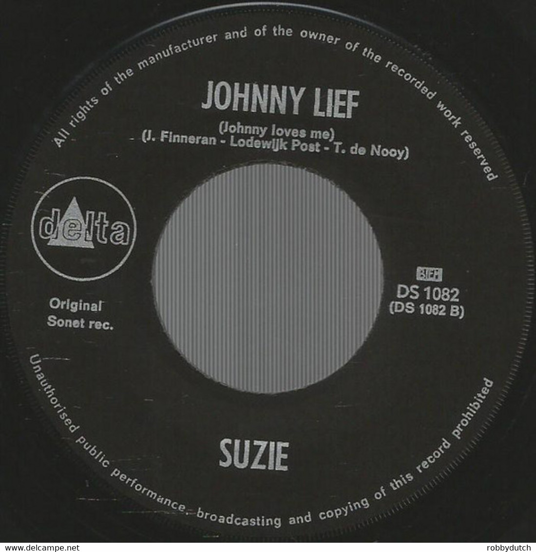 * 7" *  Suzie - De Wereld Is Leeg Zonder Jou (Holland 1966) - Otros - Canción Neerlandesa
