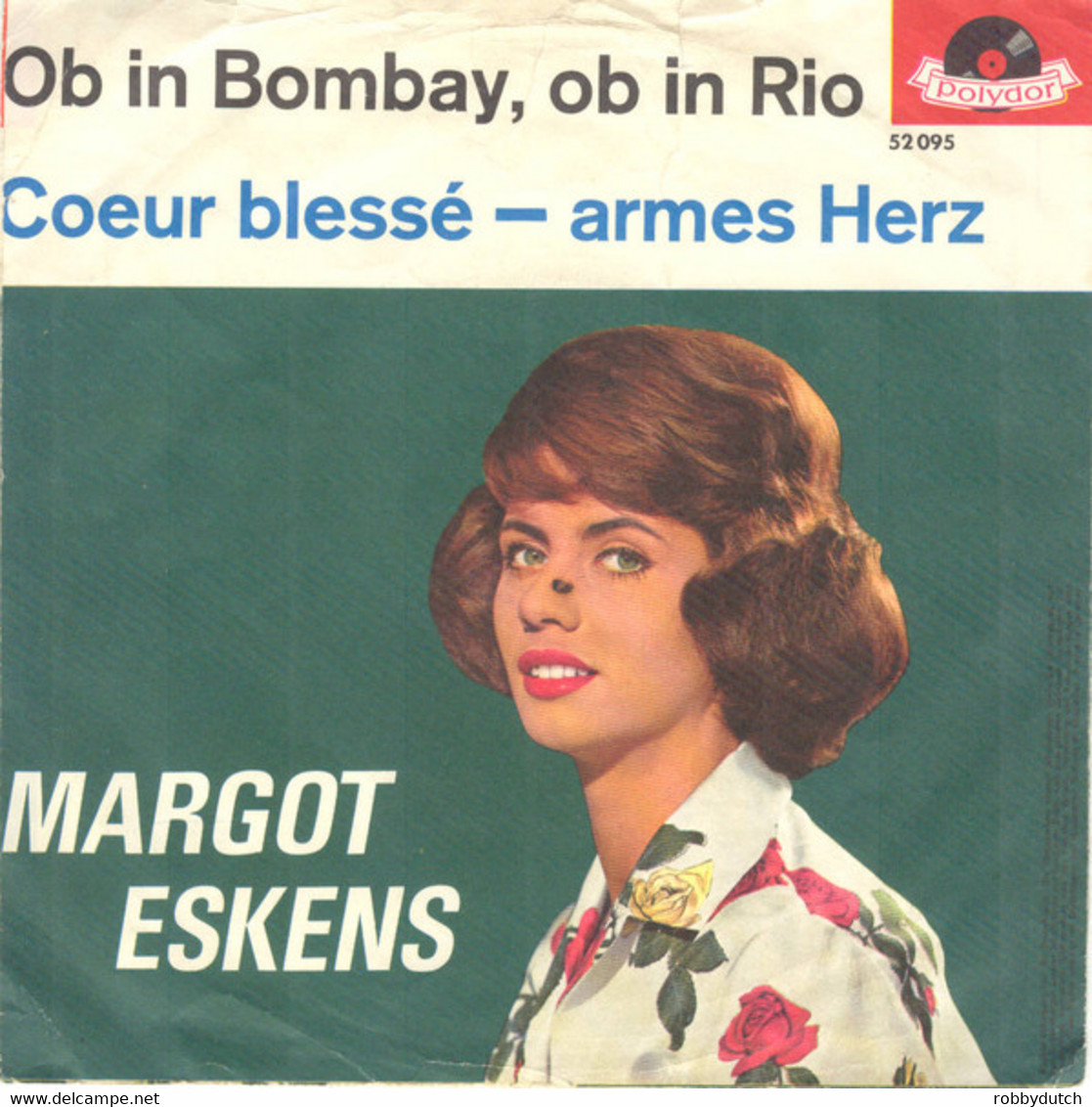 * 7" *  Margot Eskens - Ob In Bombay, Ob In Rio... (Germany 1963) - Otros - Canción Alemana