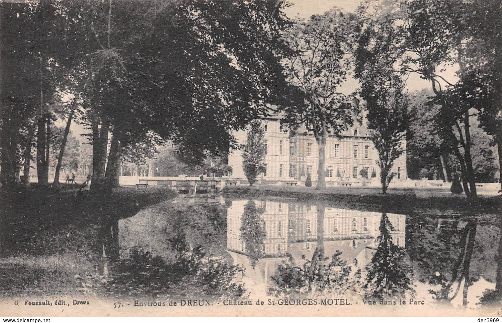 Château De SAINT-GEORGES-MOTEL (Eure-et-Loir) - Vue Dans Le Parc - Environs De Dreux - Saint-Georges-Motel