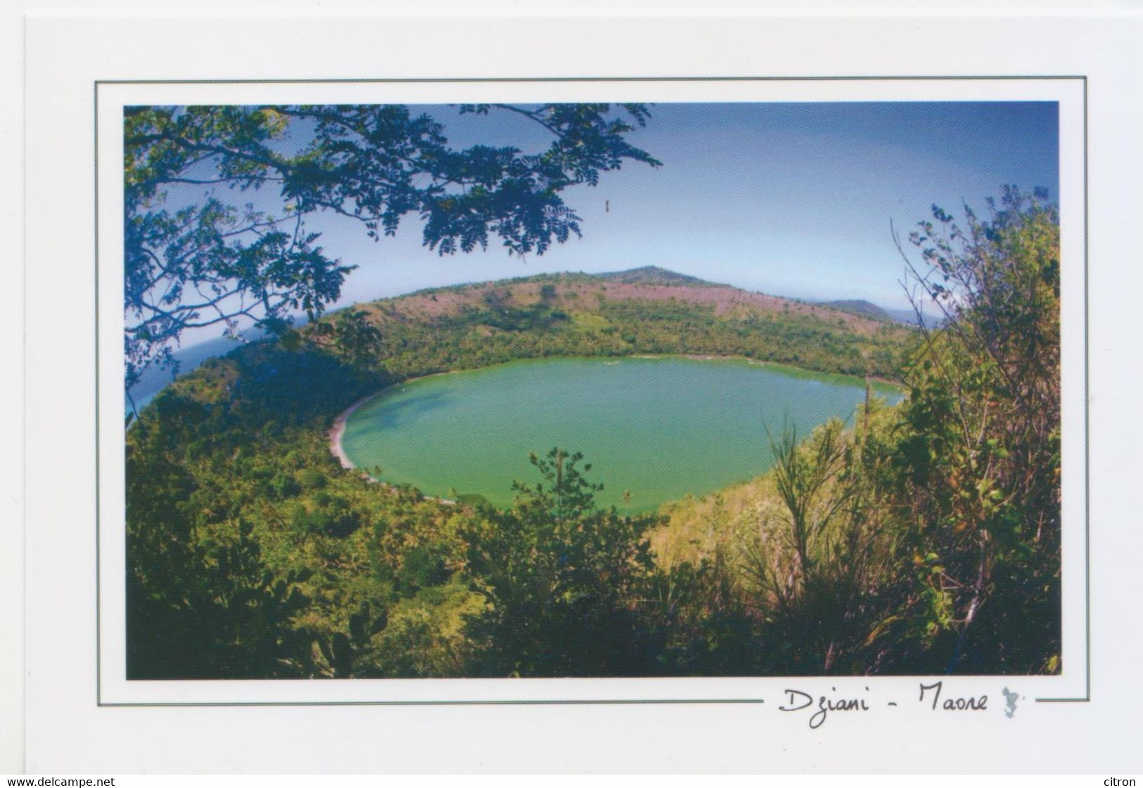 LOT 1402 MAYOTTE CPM LAC DE CRATERE VOLCAN DU DZIANI PHOTO ALLARIA - Mayotte