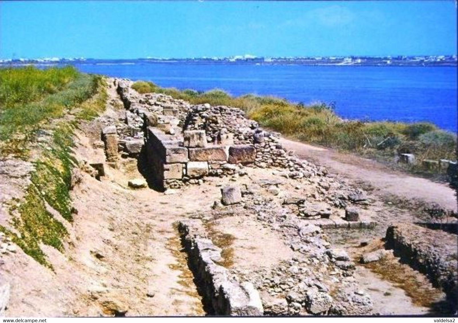 ISOLA DI MOZIA - MARSALA - TRAPANI - MURA DI FORTIFICAZIONI A SUD EST - Marsala